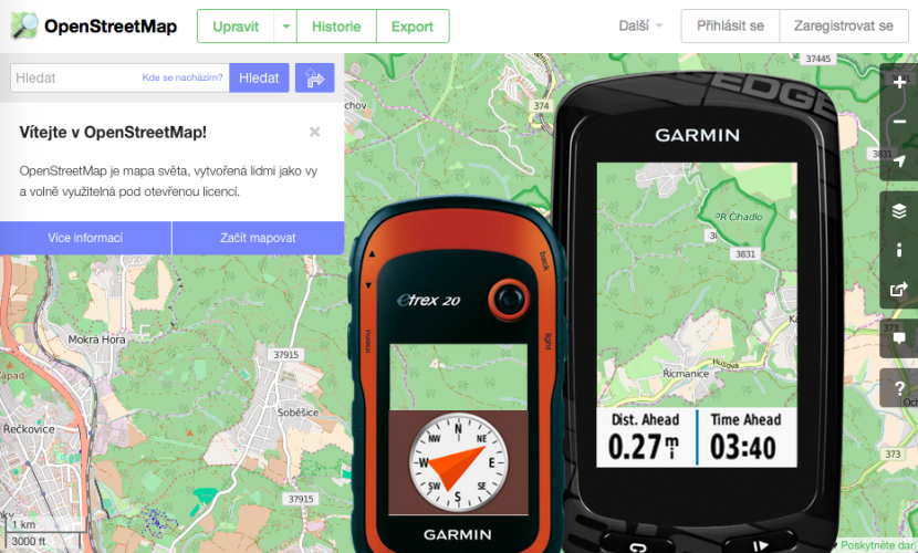 OpenStreetMap: mapy pro Garminy zdarma (návod)