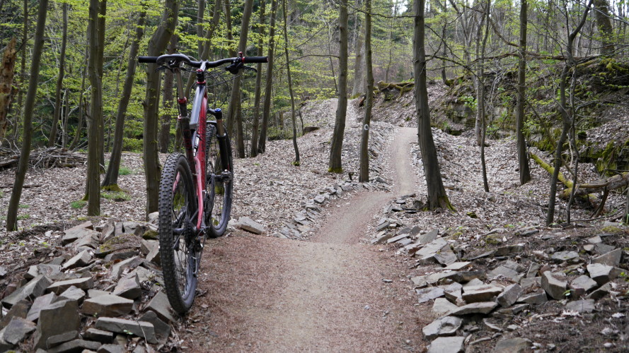 Singletrail Moravský kras