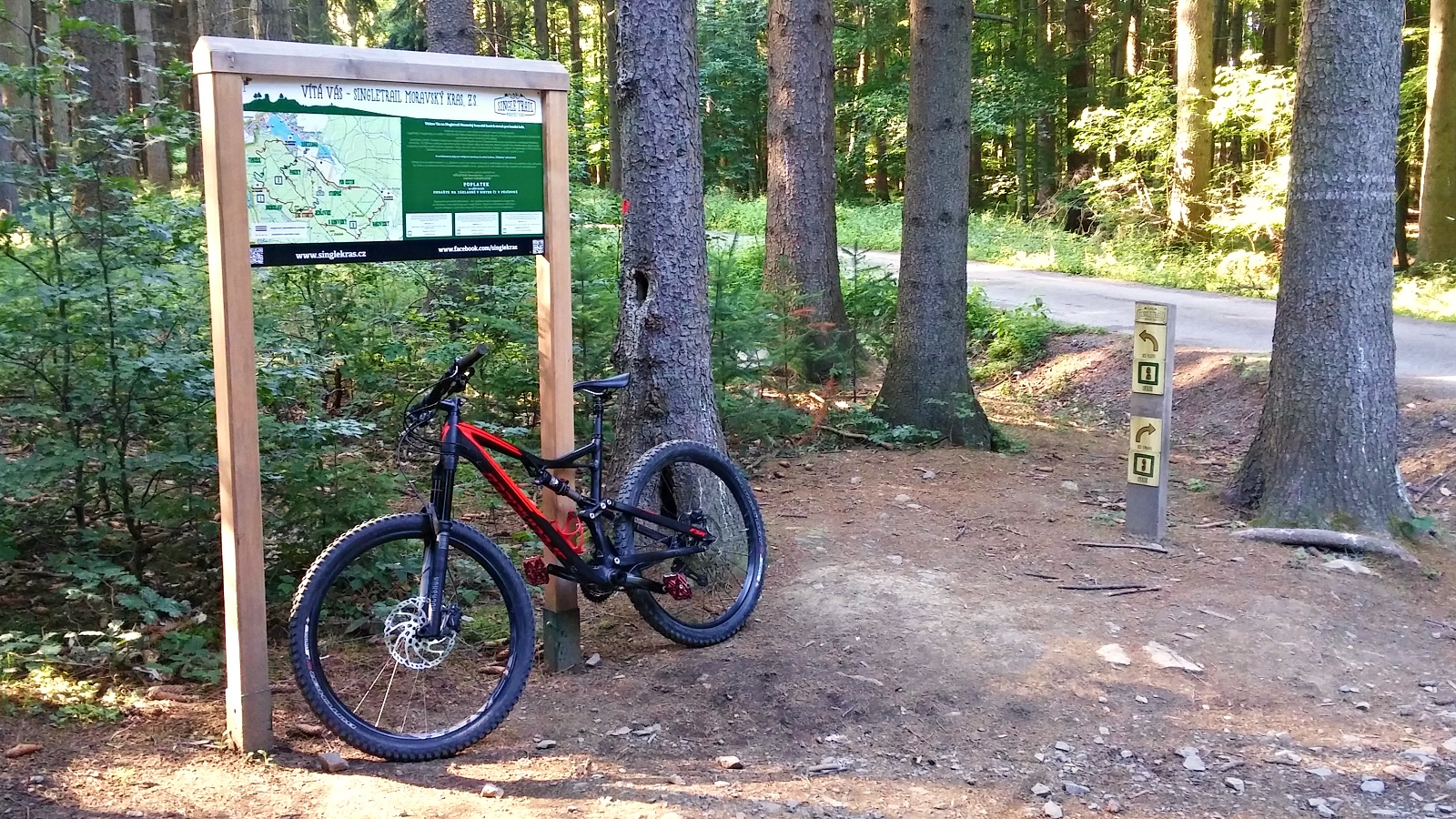 Singletrail Moravský kras Jedovnice