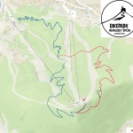 Bikepark Tanvaldský Špičák - mapa singletrailů
