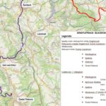 Mapa projektu Singletrack Glacensis
